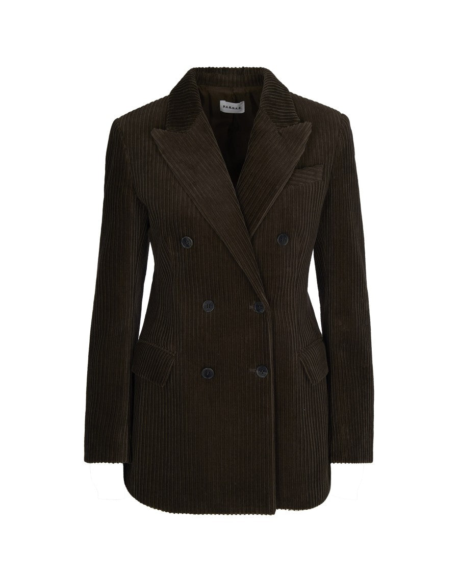 P.A.R.O.S.H. Stone Double-Breasted Blazer