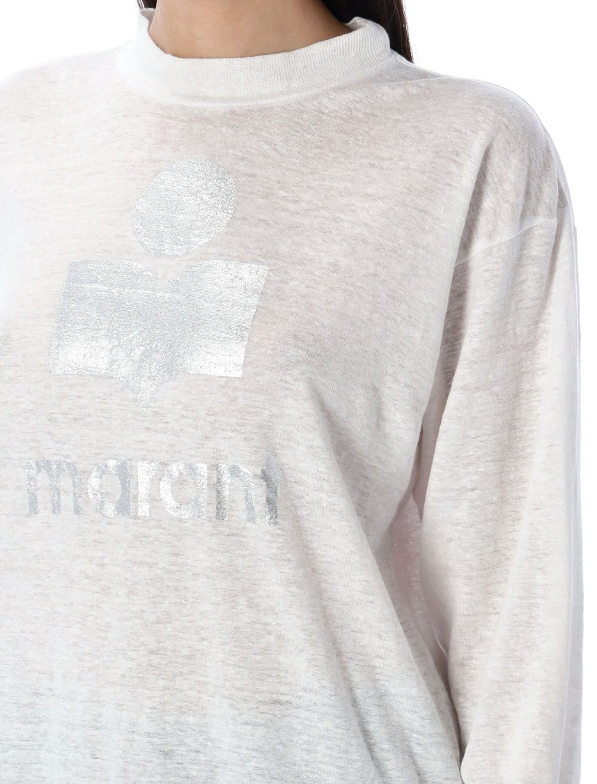 Isabel Marant Étoile Klowia Relaxed Fit Linen T-Shirt