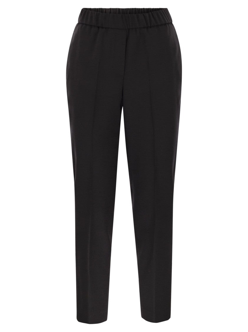 Peserico Stretch Wool Flannel Trousers