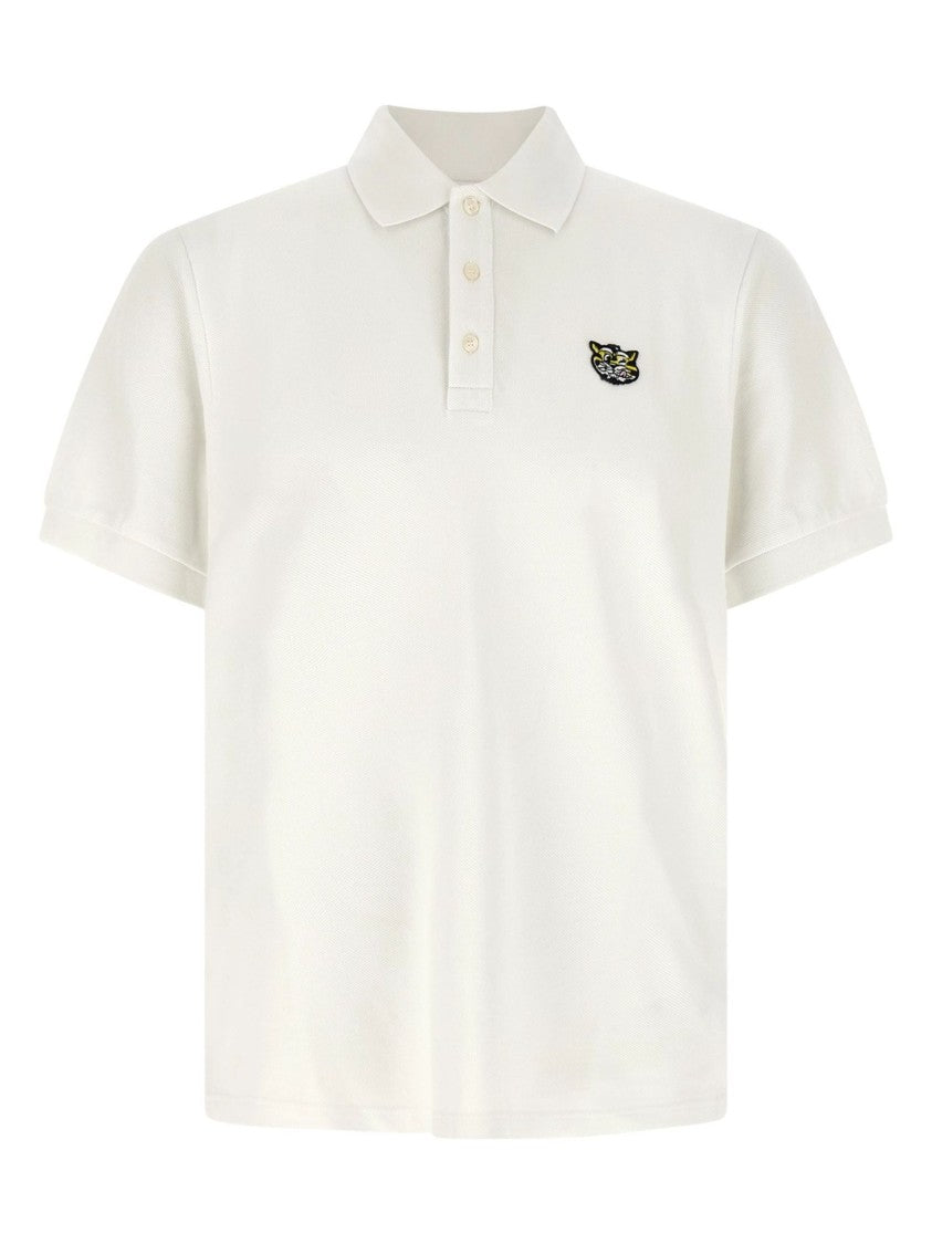 Kenzo Wild Tiger Embroidered Polo Shirt