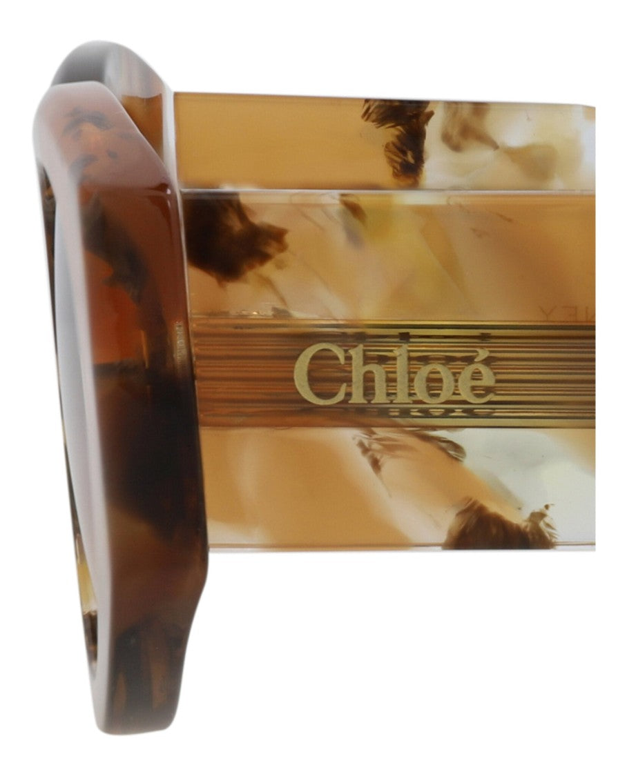 Chloé Round-Frame Recycled Acetate Sunglasses