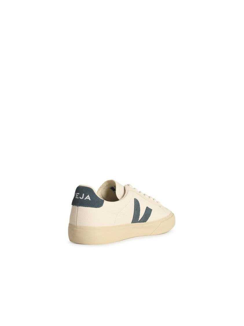 Veja Campo Blu' White Leather Sneakers