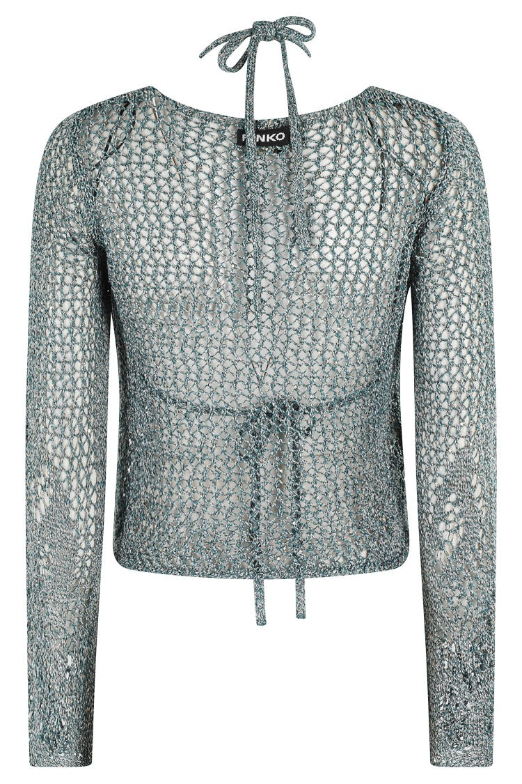 Pinko Denalo Nesh Openwork Sweater