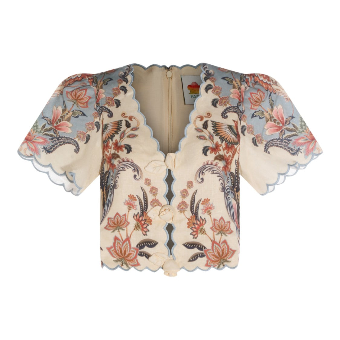 Farm Rio Tropical Print Top