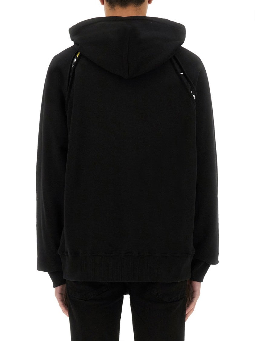 Versace Jeans Couture Relaxed Fit Black Hoodie