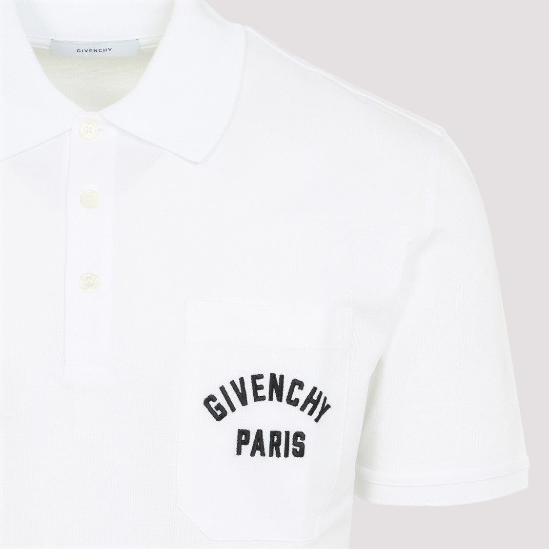 Givenchy White Cotton Polo