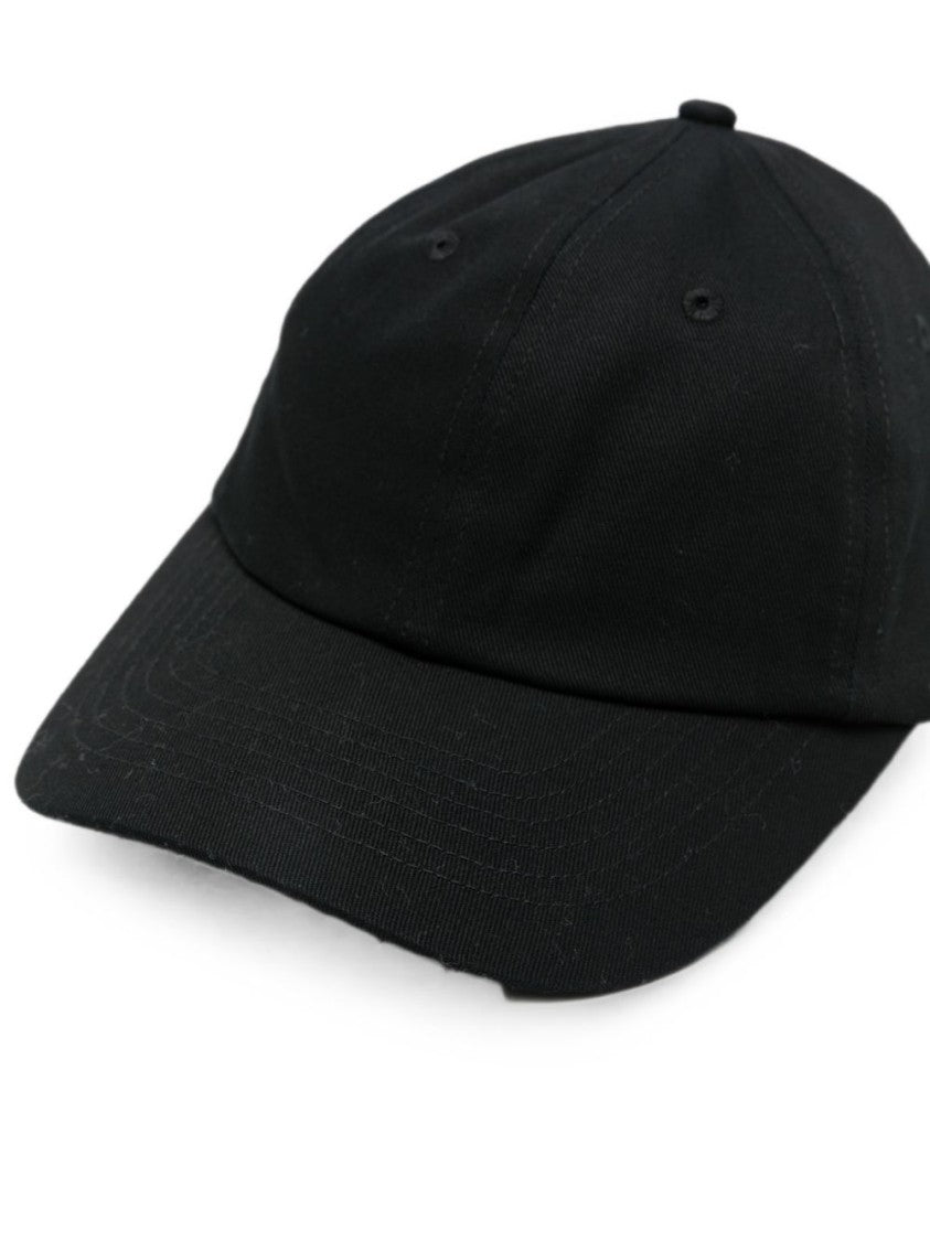 Lanvin Curved Brim Baseball Cap - Black