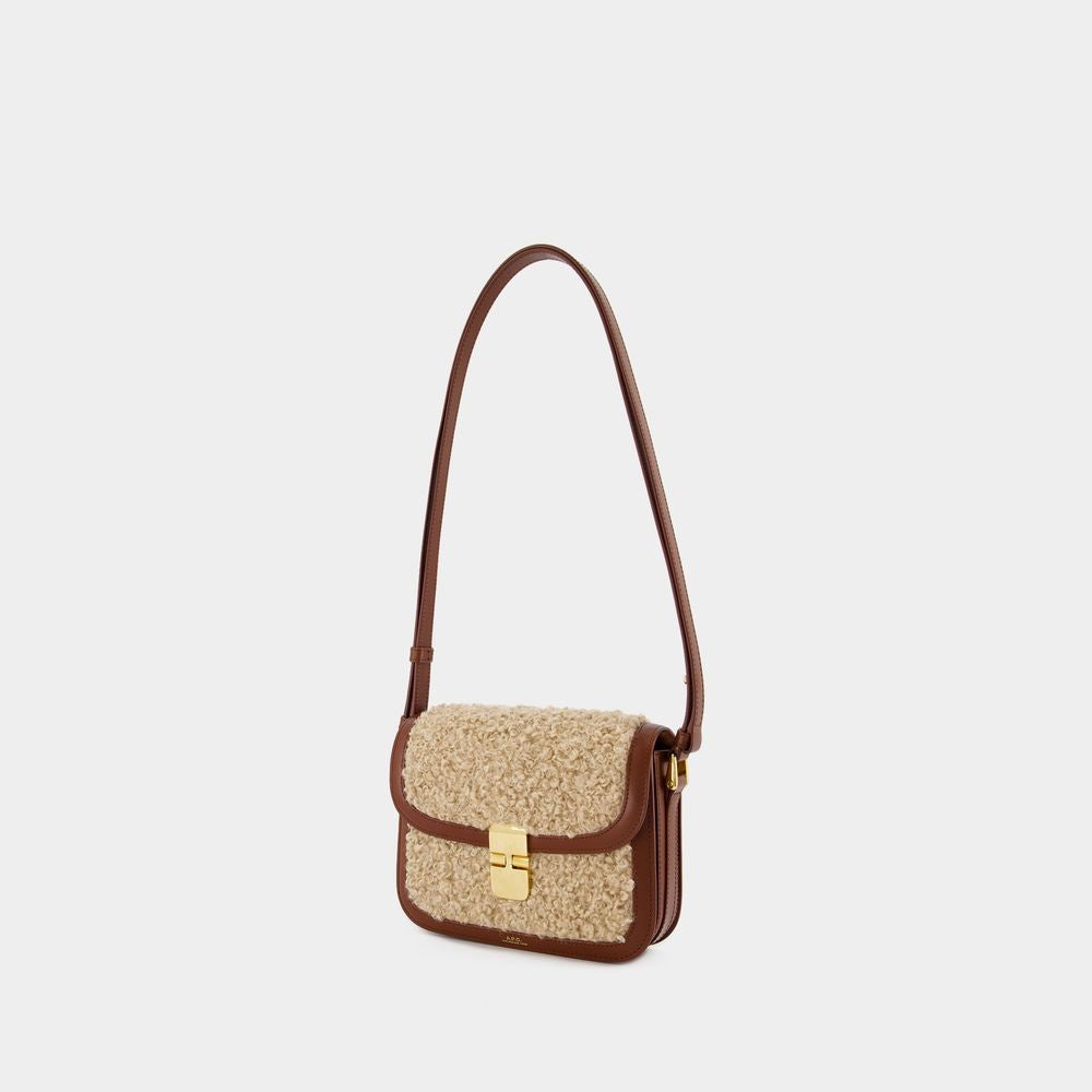 A.P.C. Grace Small Crossbody - Synthetic - Hazelnut