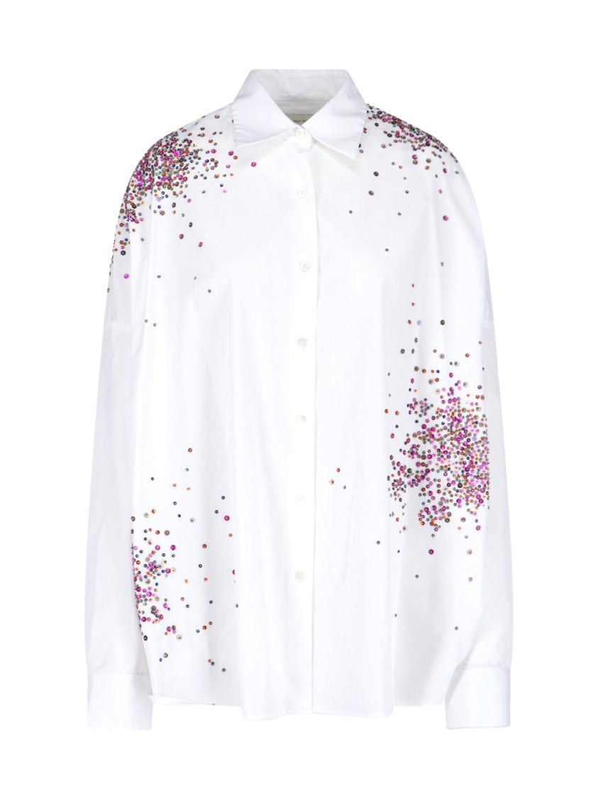 Dries Van Noten Structured White Shirt With Tailored Fit