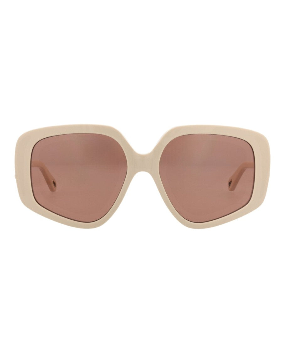 Chloé Square-Frame Eco-Conscious Sunglasses With Woven Detail