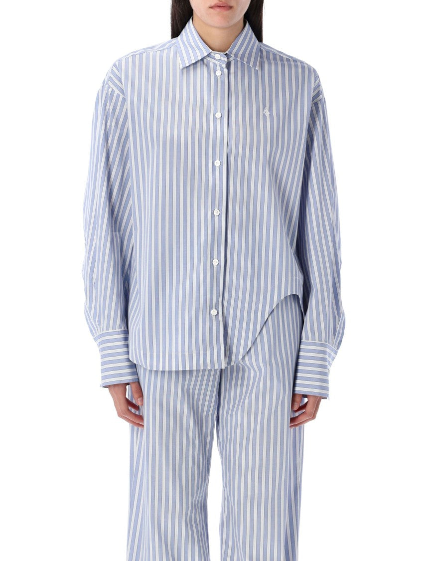 The Attico Eliza Striped Shirt