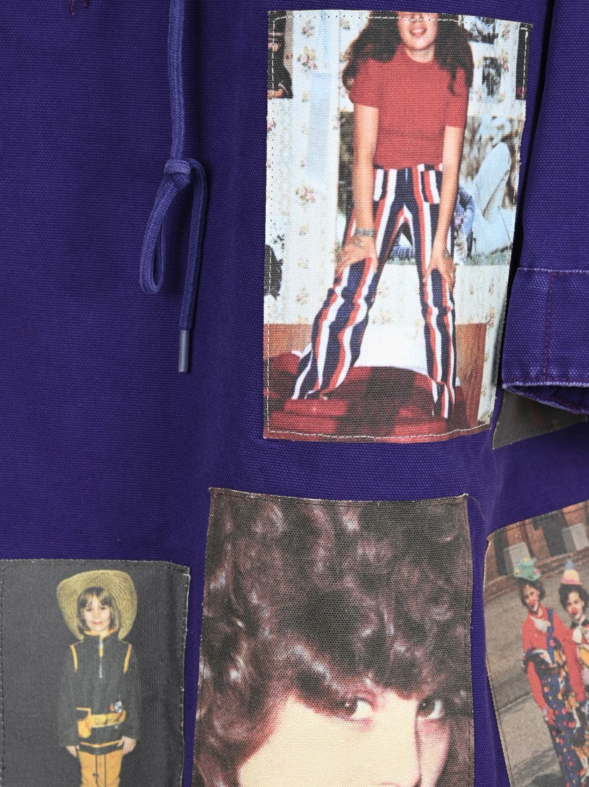 Raf Simons Appliqué-Patch Hooded Cotton Parka