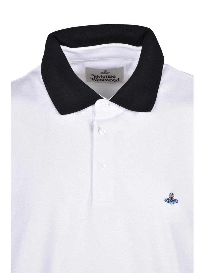 Vivienne Westwood White Cotton Polo Shirt