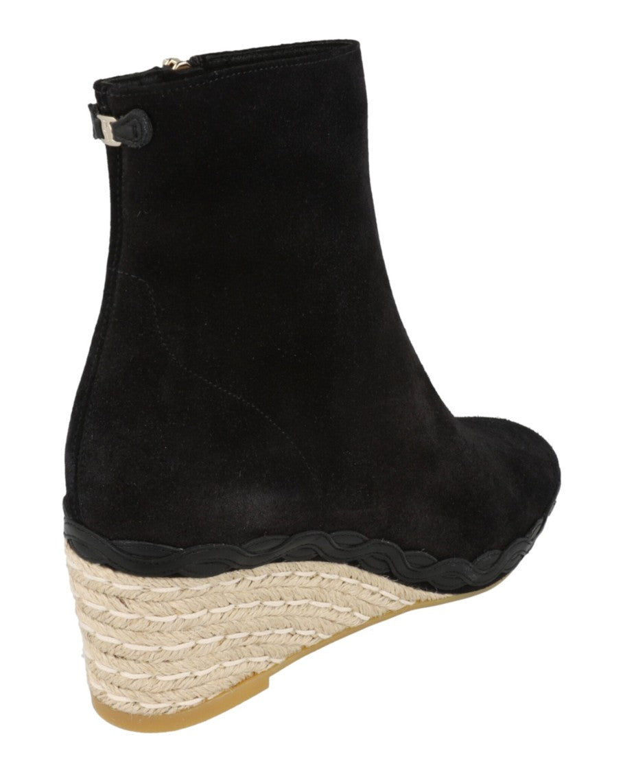 Ferragamo Canaria Suede Booties