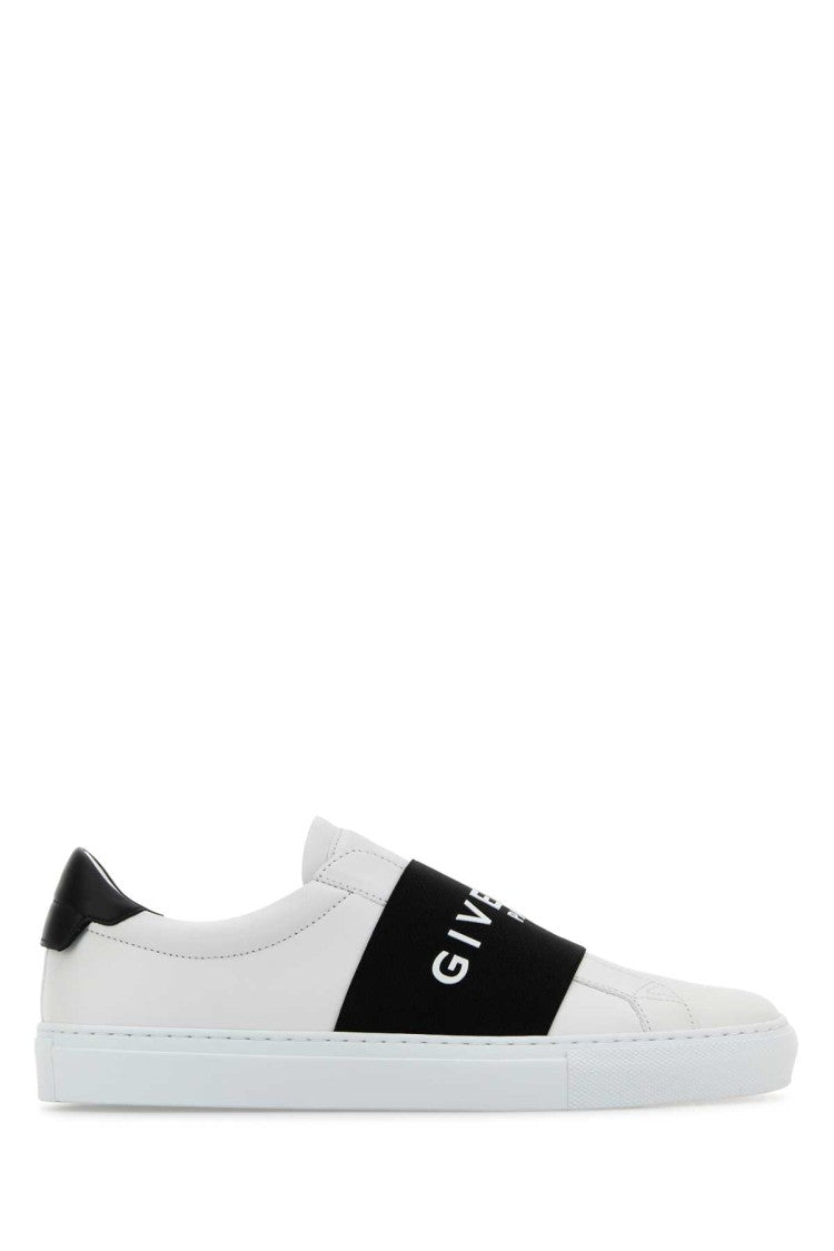 Givenchy White Leather Urban Street Slip Ons