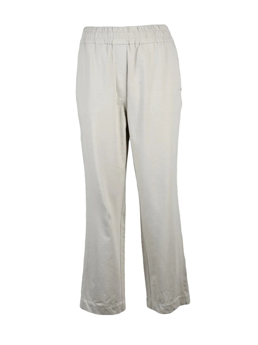 Brunello Cucinelli Wide-Leg Trousers - Beige