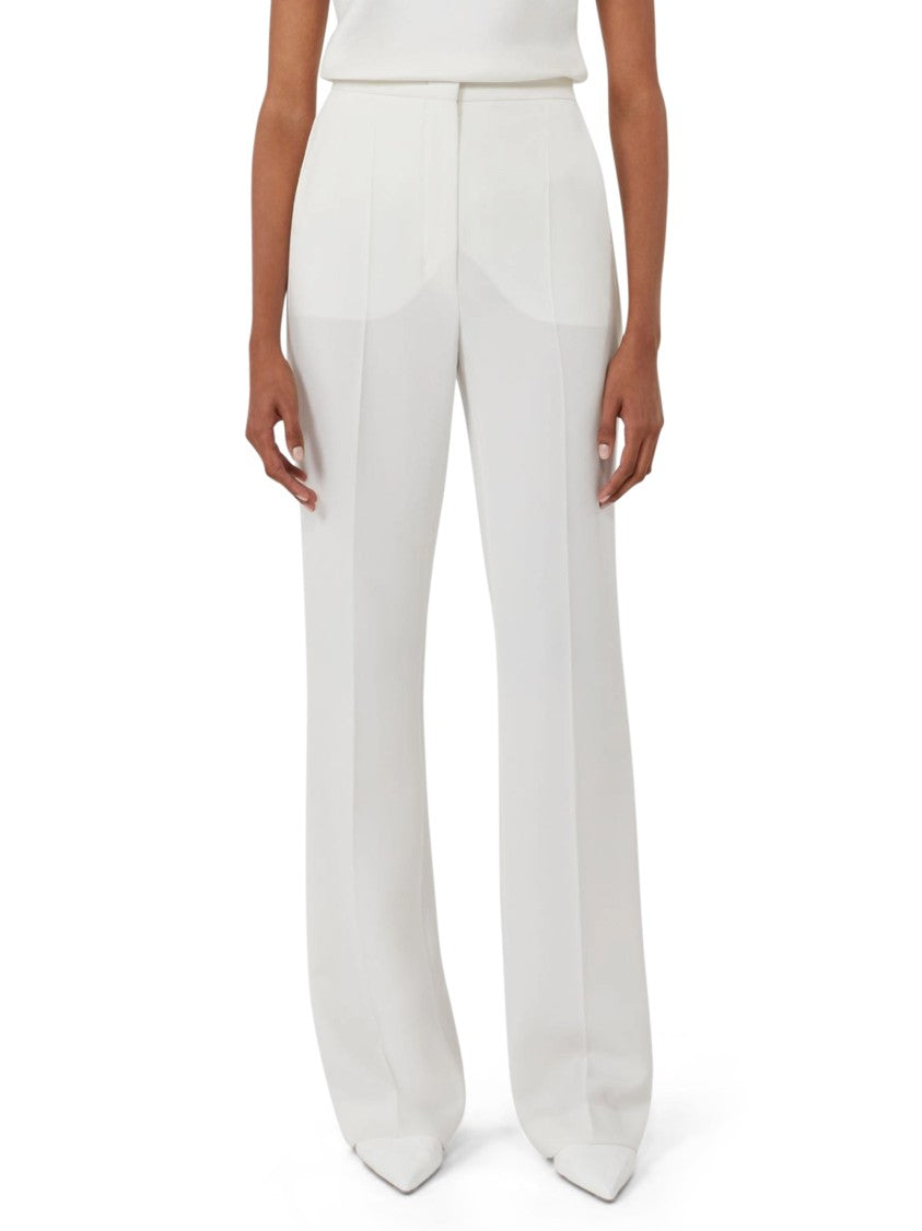 Max Mara Wide-Leg Trousers With High Waist And Pleated Design