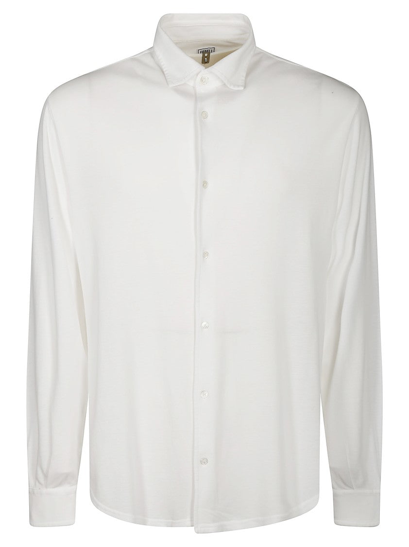 Fedeli Lightweight Cotton Button-Up Shirt