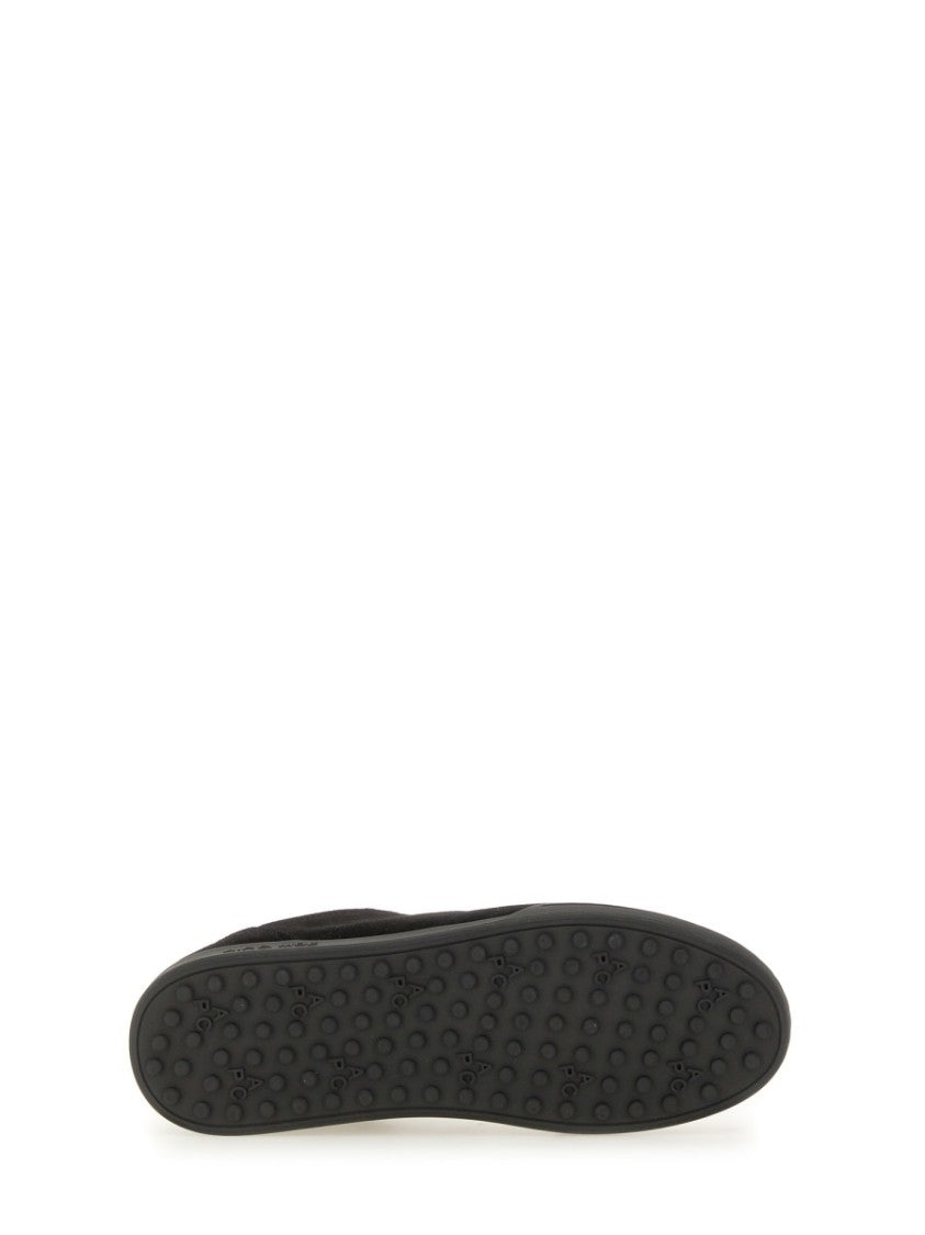 A.P.C. Low-Profile Cowhide Leather Sneakers With Textured Sole