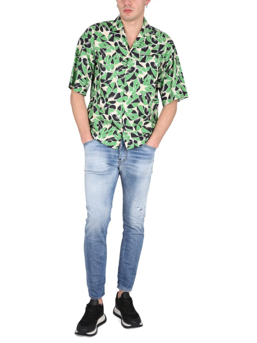 Dsquared2 Bowling Collar Shirt