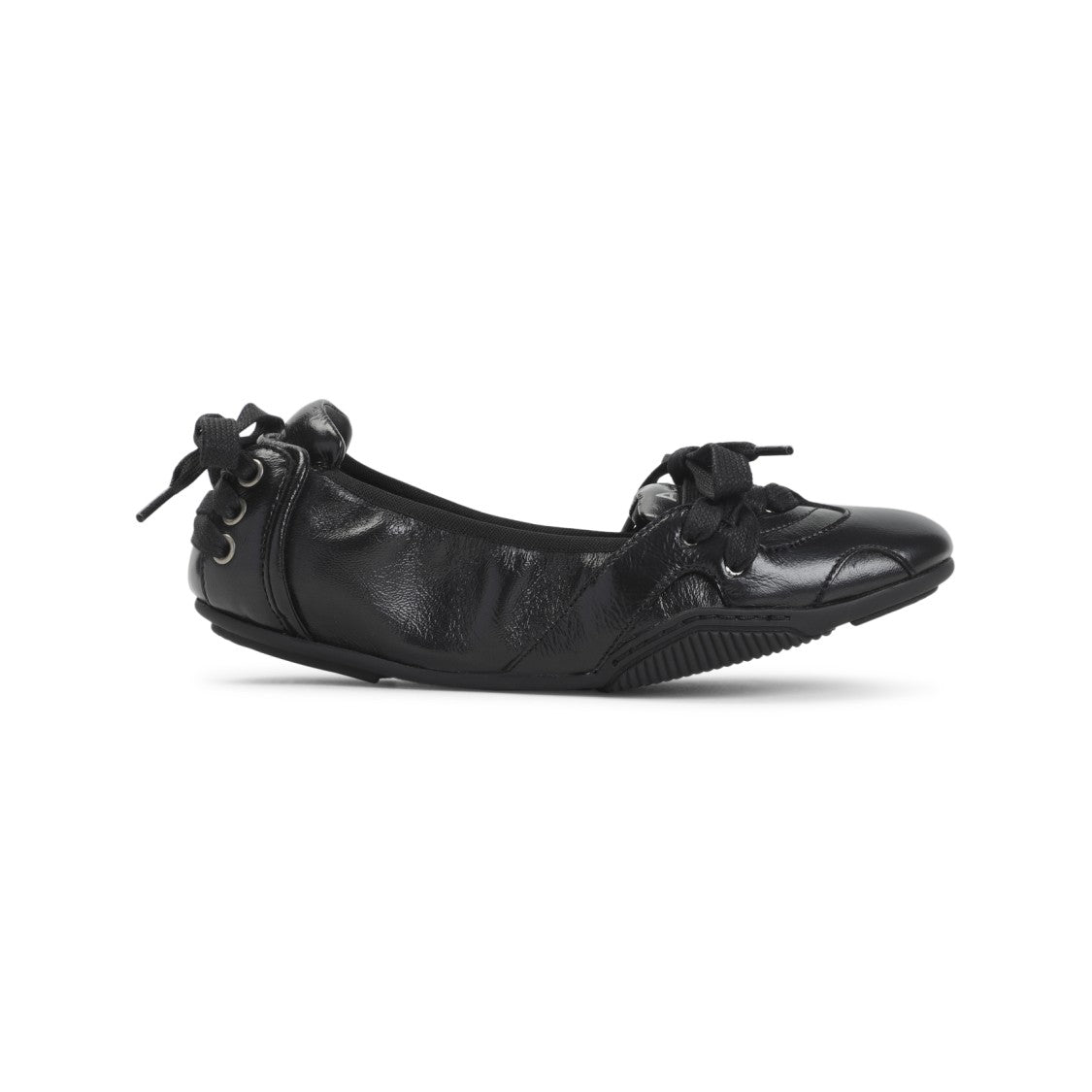 Acne Studios Black Leather Ballerinas