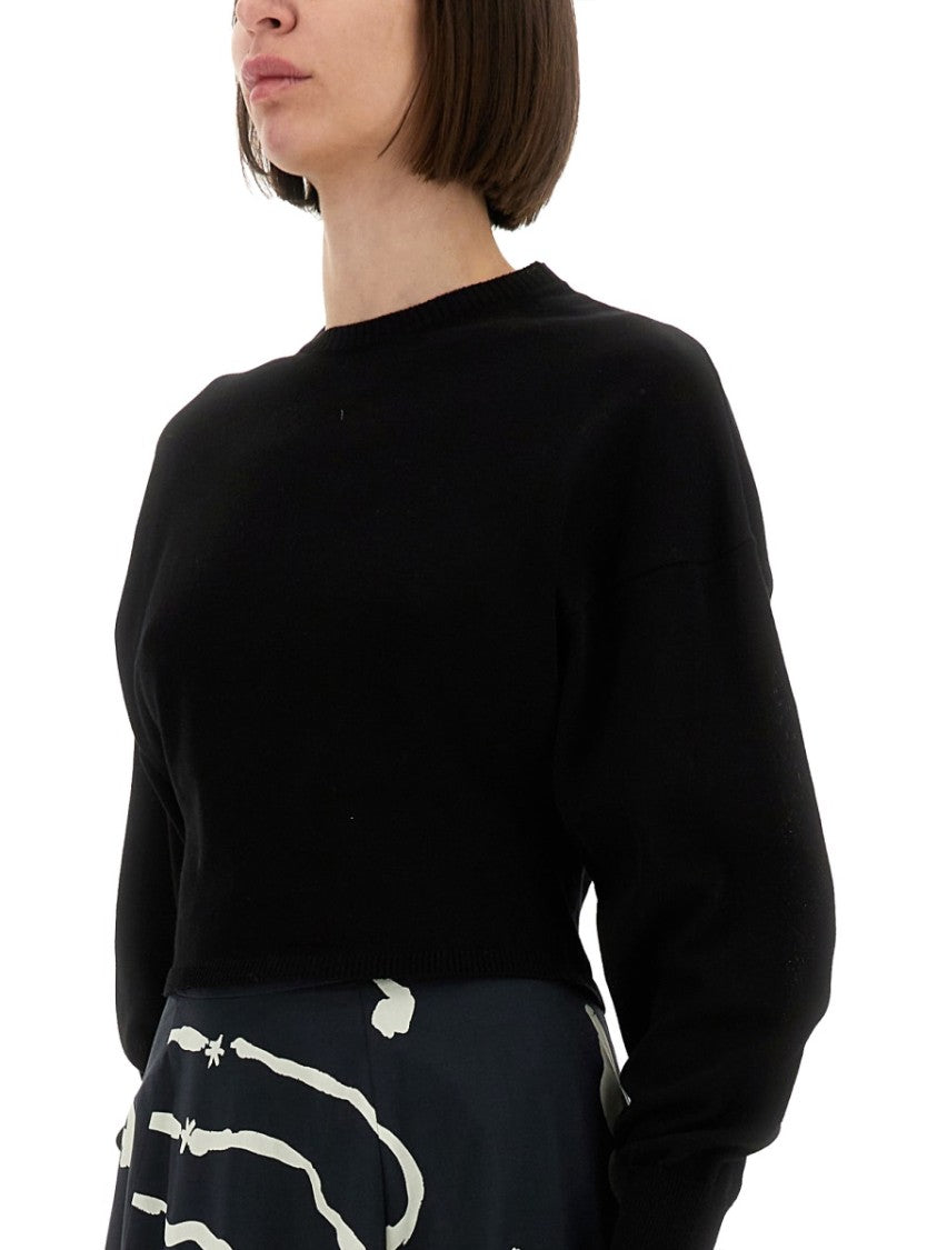 Alysi Cropped Knit Top