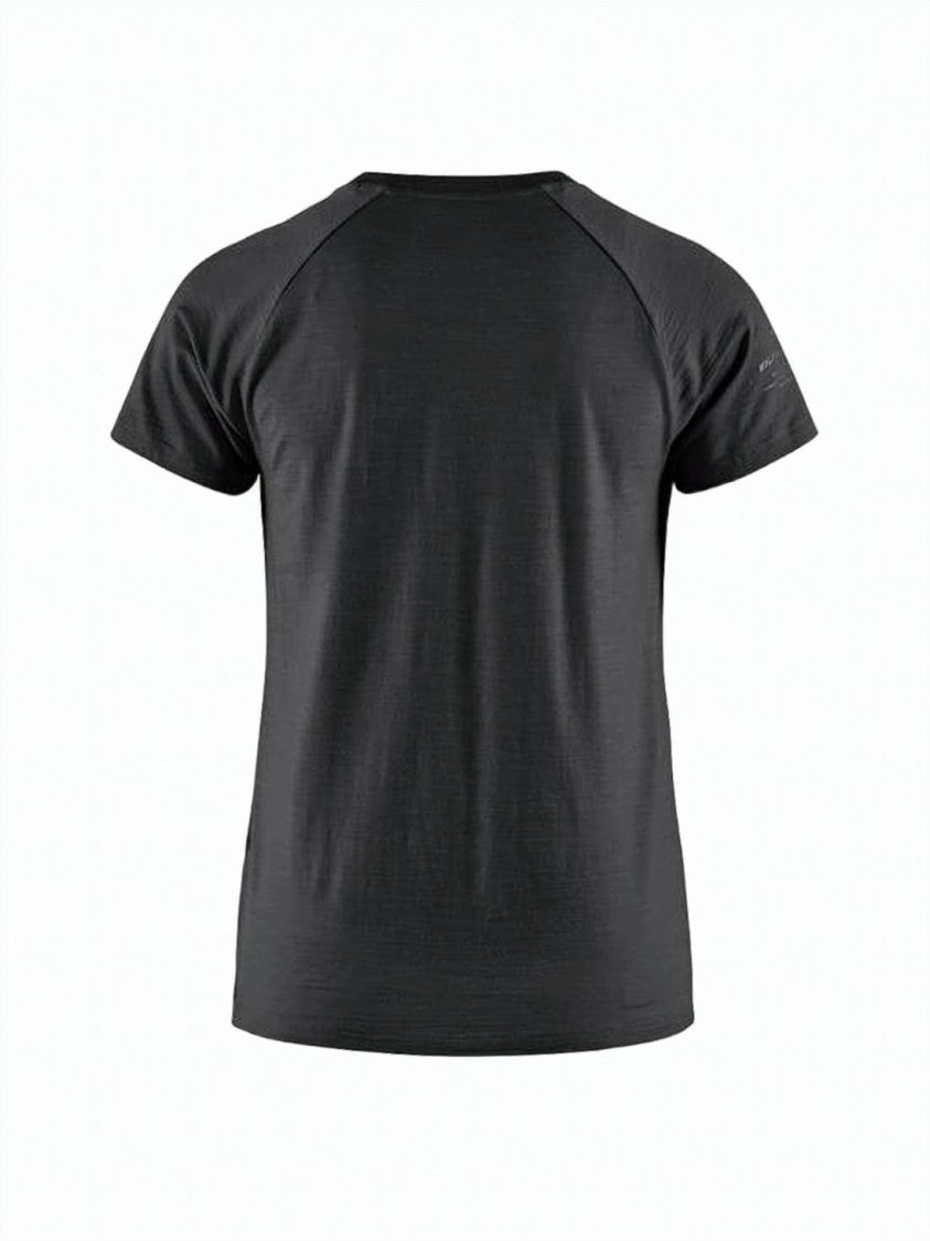 Klattermusen Relaxed Fit Short-Sleeve Top With Round Neckline And Triangular Detail