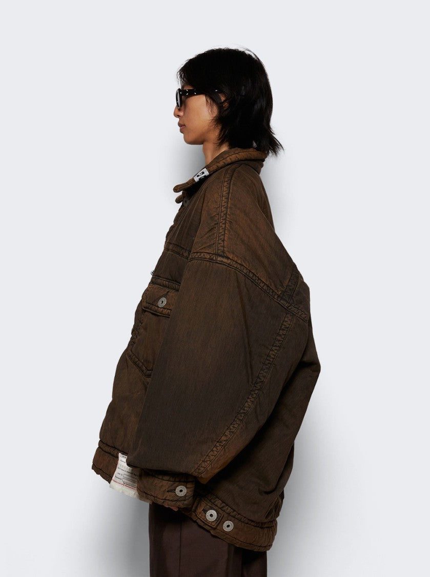 Maison Mihara Yasuhiro Huge Puffer Jacket Brown