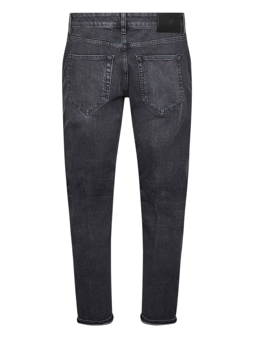 Pt Torino Slim Fit Black Jeans