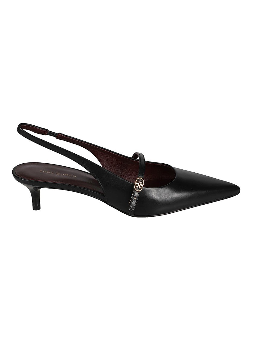 Tory Burch Double Buckle Slingback Mary Jane Pumps