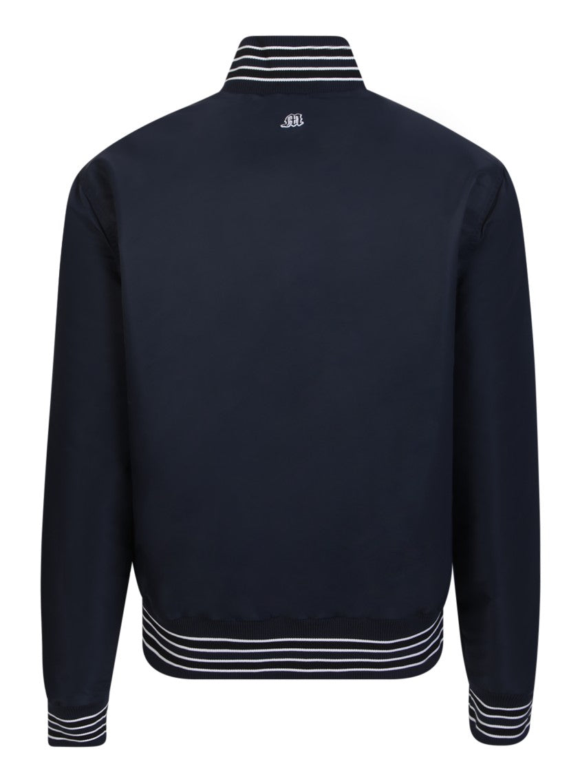 Msgm Maxi Logo Bomber Jacket