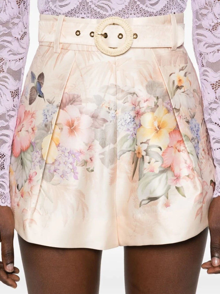 Zimmermann `Illuminate` Tuck Shorts