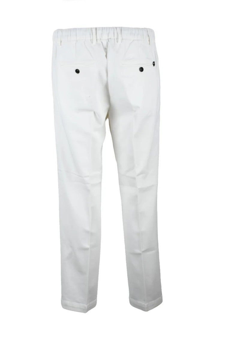 Liu Jo Liu •Jo Lyocell Cotton Stretch Trousers - White
