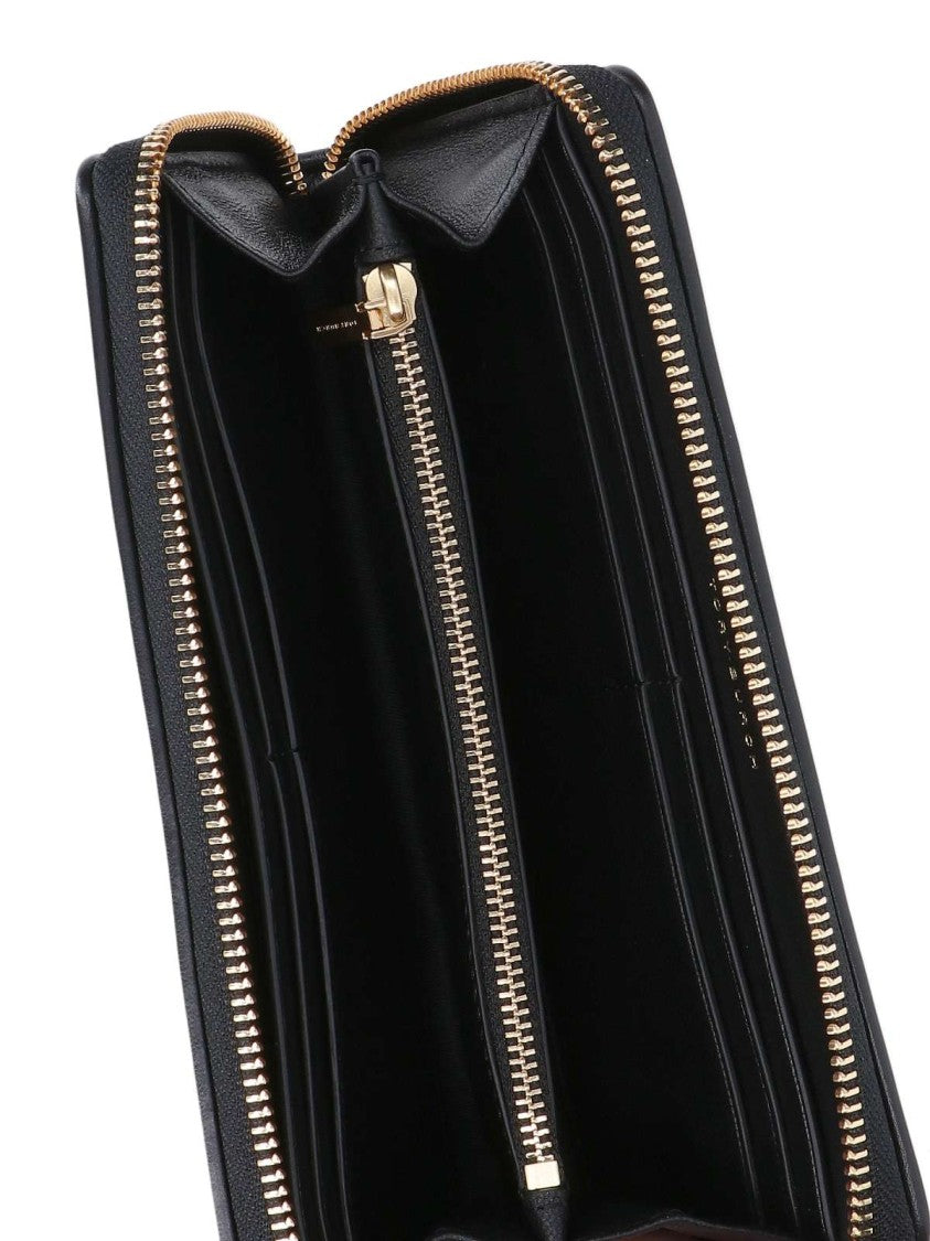 Tory Burch "Kira" Continental Wallet, In Black Lambskin