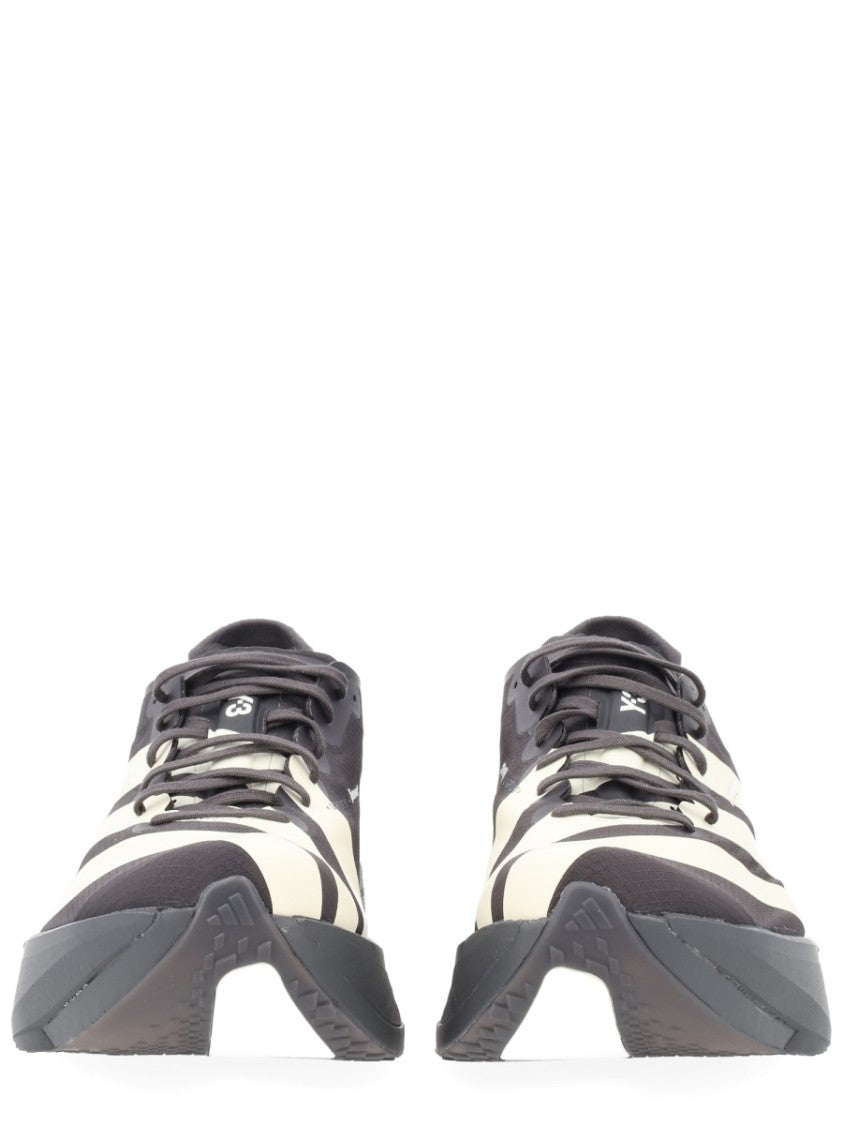 Y-3 Black Adios Pro 4 Stripes Sneakers