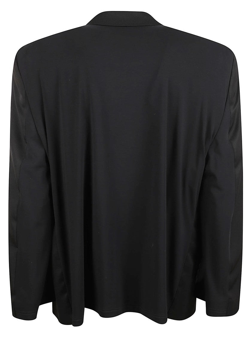 Balenciaga Tailored Wool Twill Jacket With Structured Silhouette