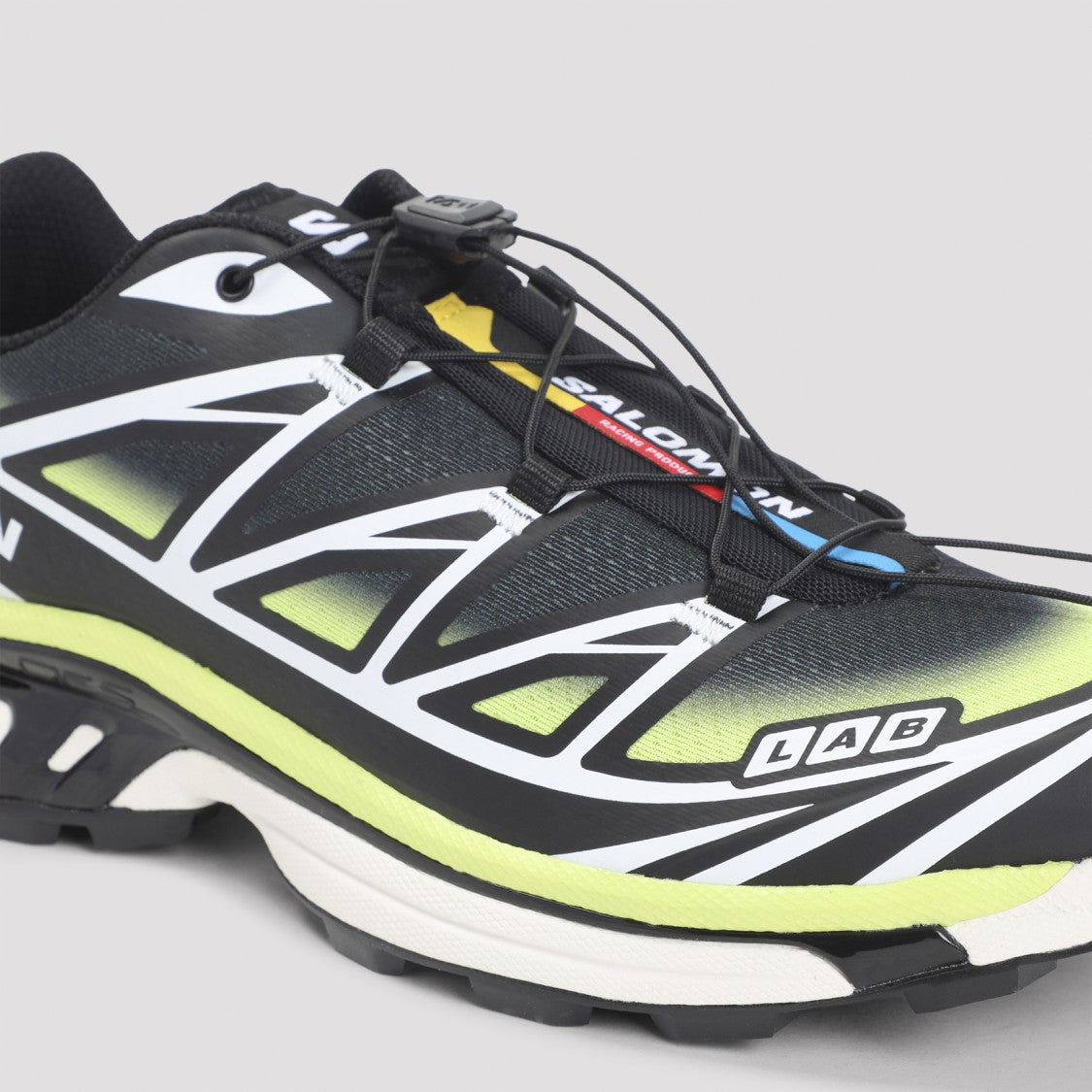 Salomon Xt-6 Skyline Black Textile Sneakers