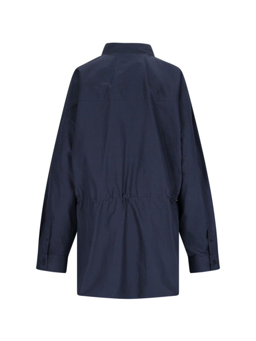 Balenciaga Mini Chemisier Dress – Blue