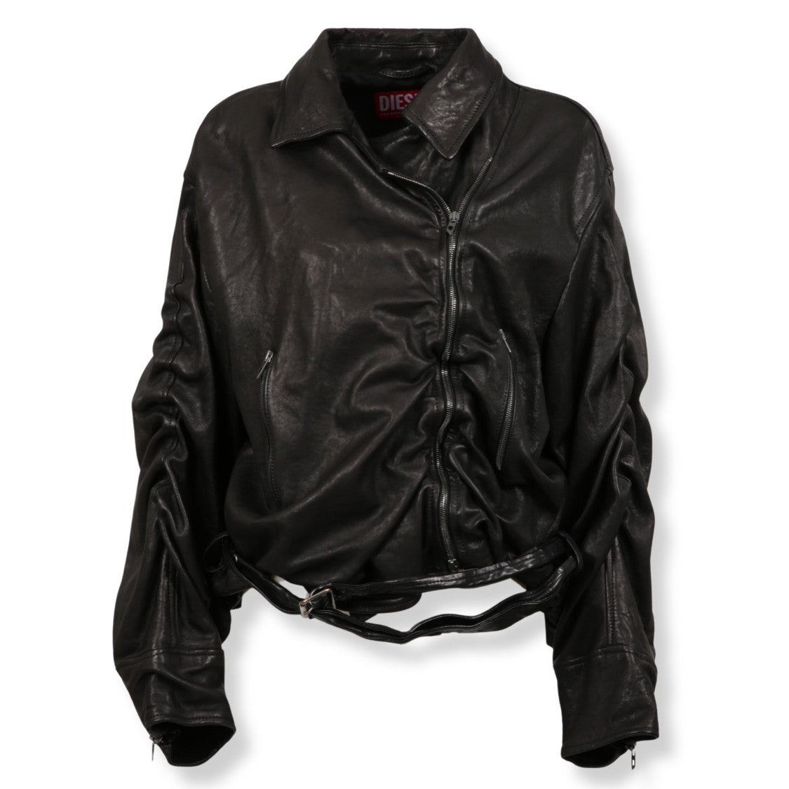 Diesel Structured Linen Jacket With Tailored Fit