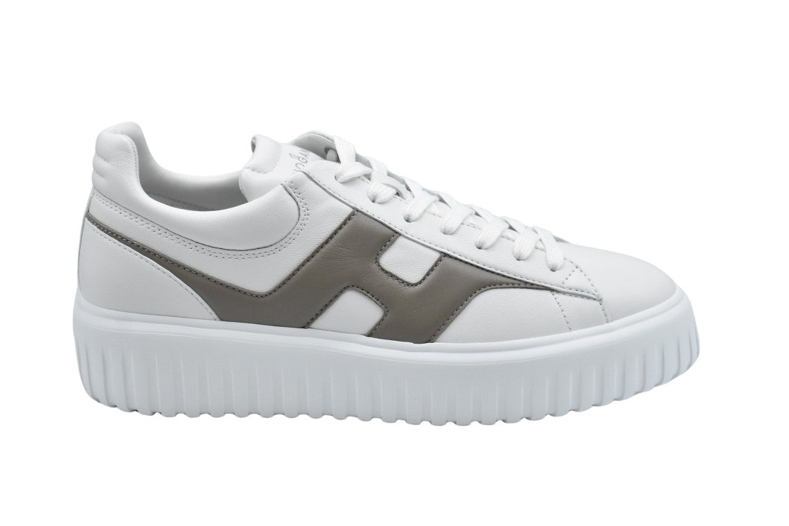 Hogan Sneakers In Tortora Gray With Chunky Sole