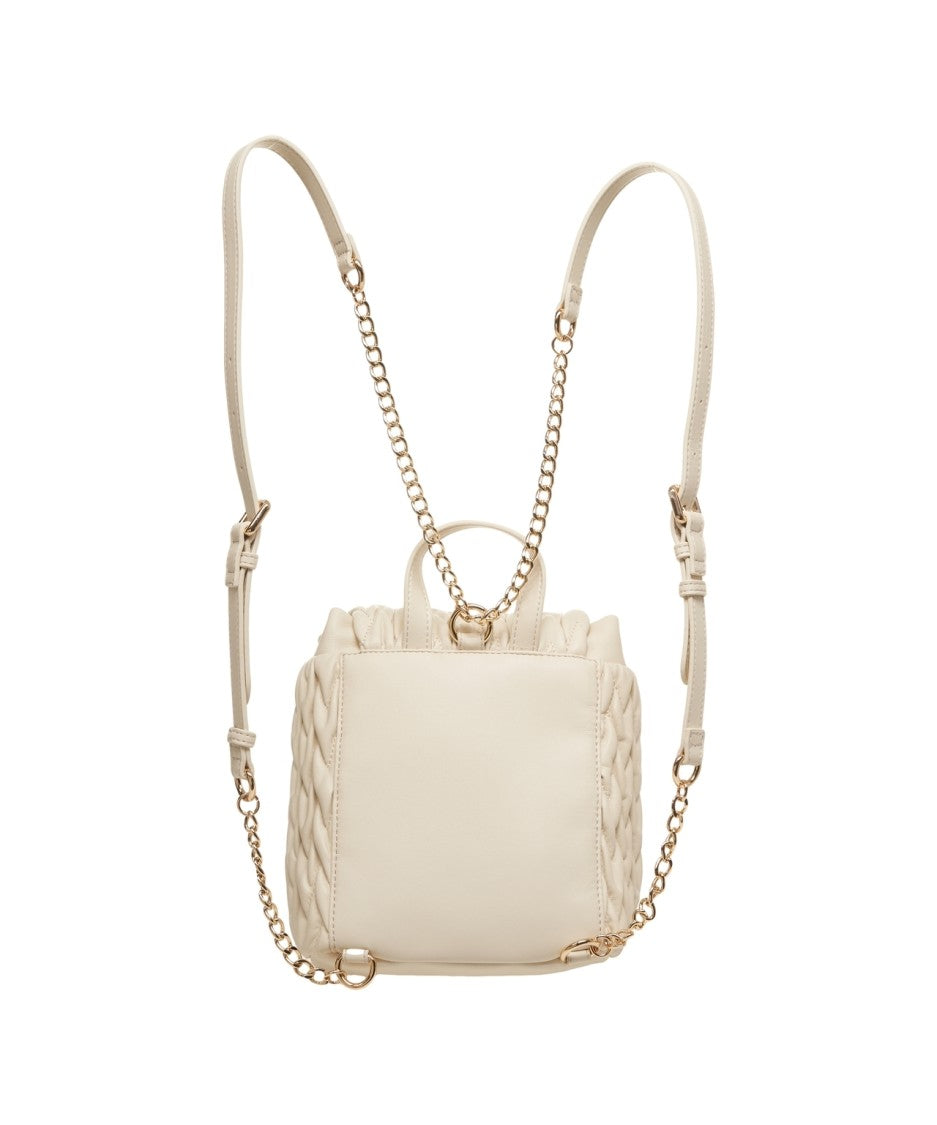 Love Moschino Quilted Faux Leather Love Backpack