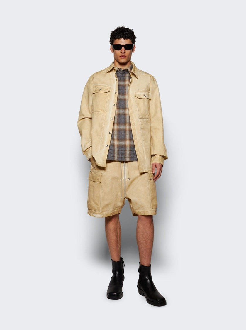 Rick Owens Sleeveless Jumbo Outershirt Grey Plaid