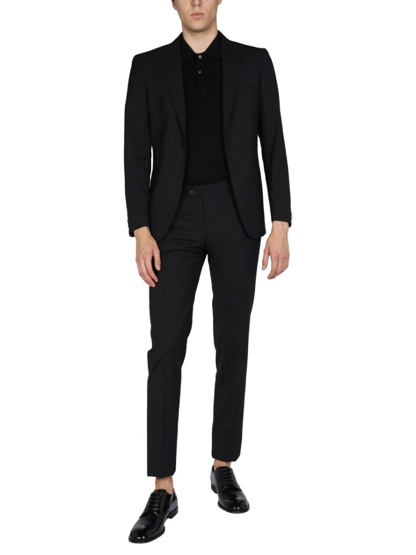 Tonello Tailored Black Wool Jacket
