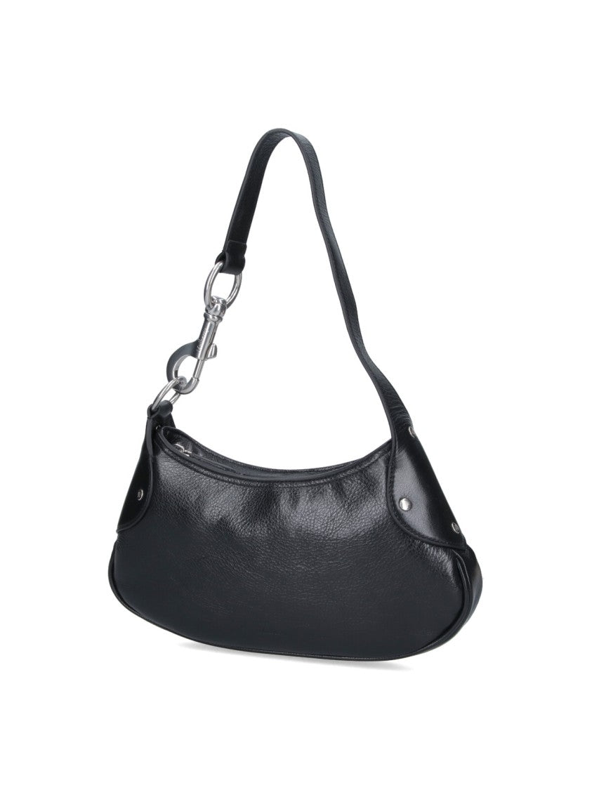 Mulberry Small Black Calf Leather Shoulder Bag
