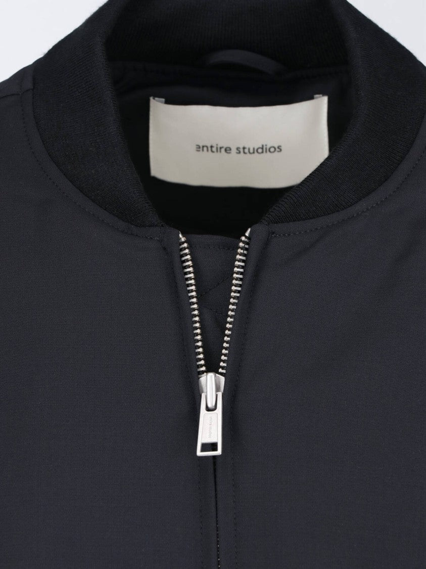 Entire Studios Black Boxy Functional Pocket Jacket