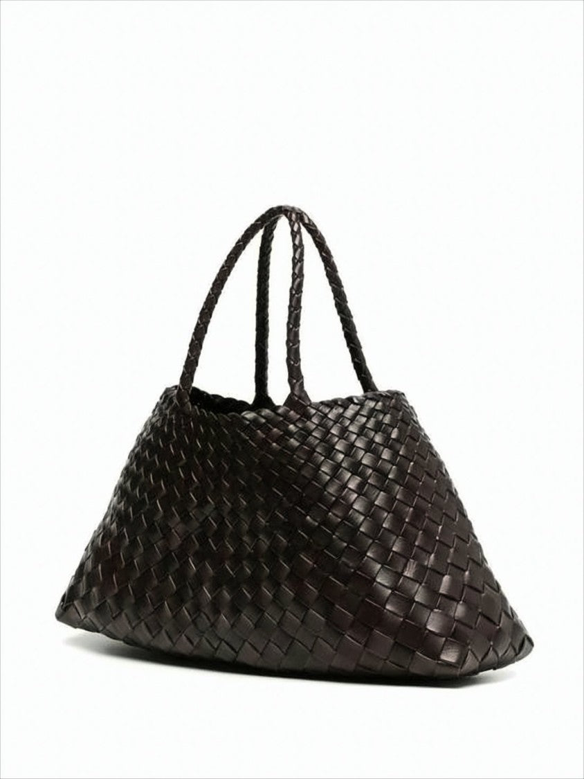 Dragon Diffusion Intricate Woven Buffalo Leather Tote Bag