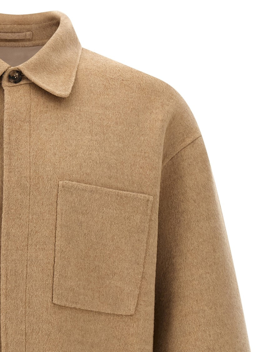 J. W. Anderson Asymmetrical Wool Overshirt