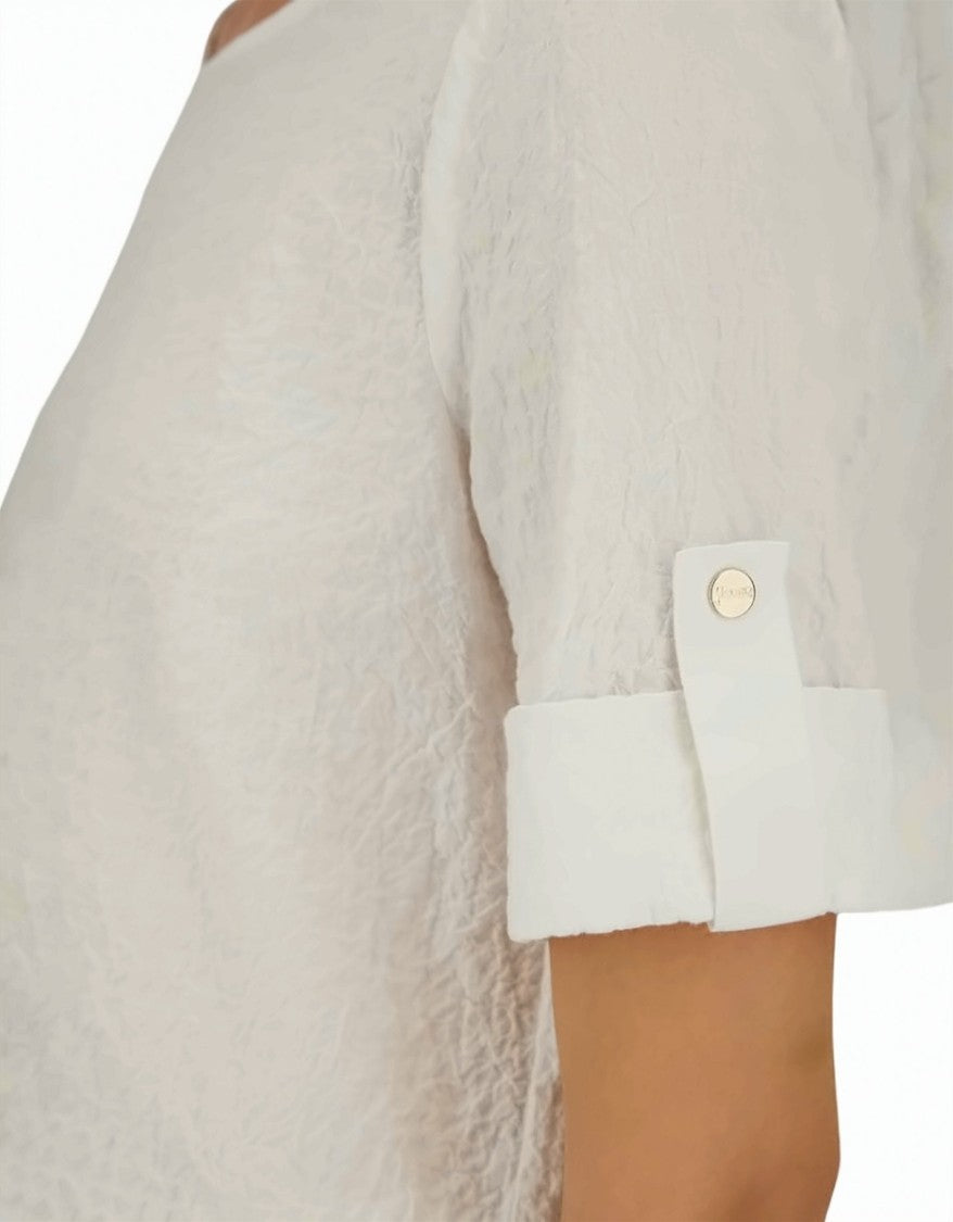 Herno Boat Neck Cotton Short Sleeve T Shirt