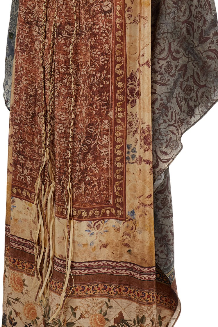 Into The East Asymmetrical Maxi Dress