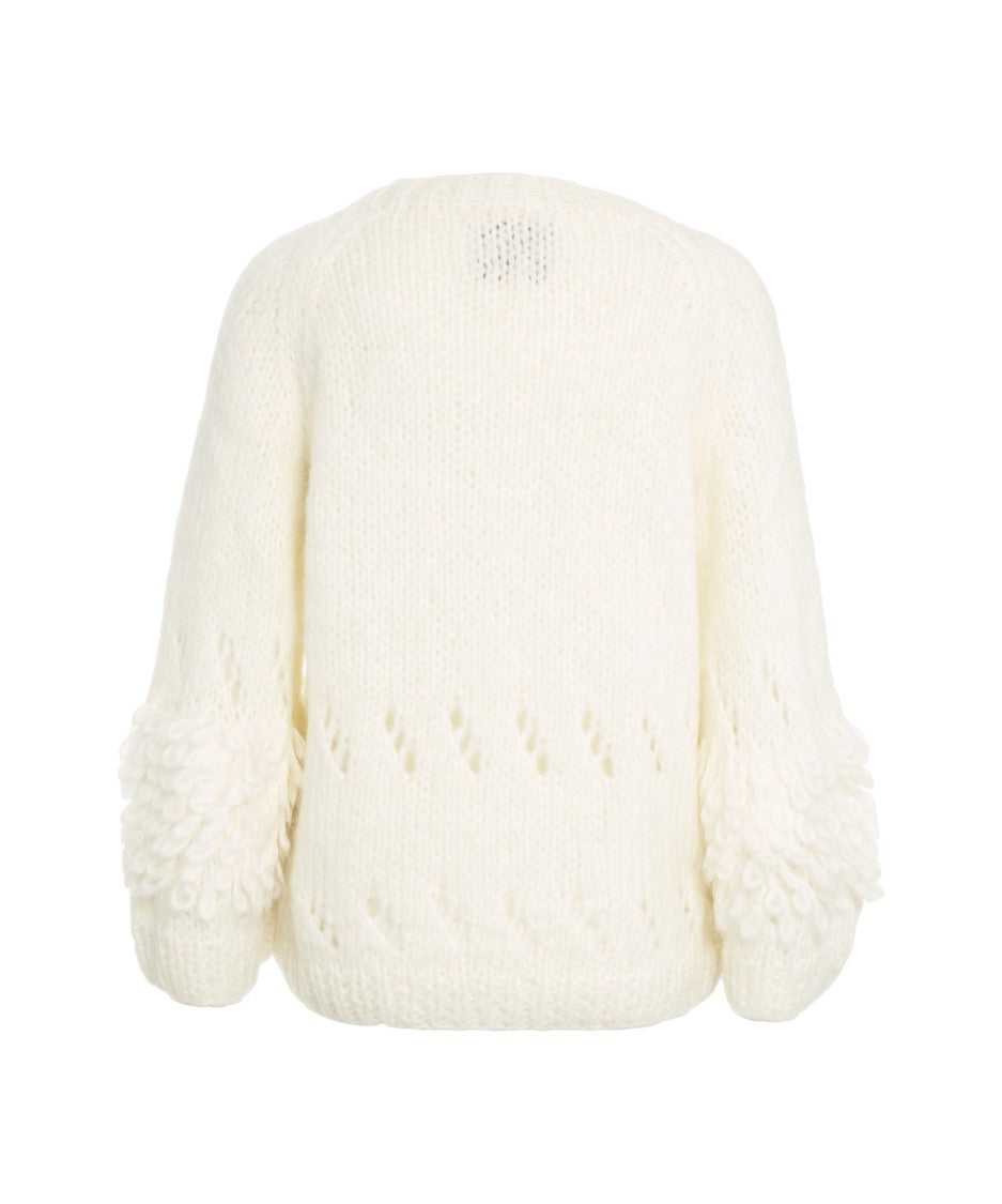 Dawn X Dare Intricate Knit Oversized Flora Sweater